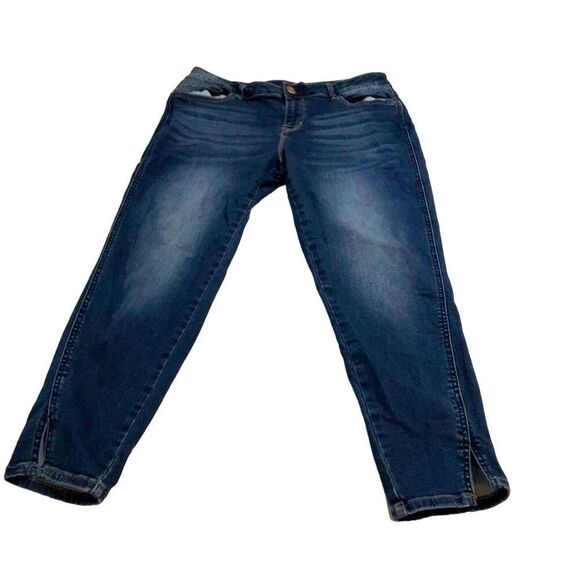 Maurices Women's Blue Stretch Skinny Jeans Five-Pocket  Size 13/14​​ - Picture 1 of 6